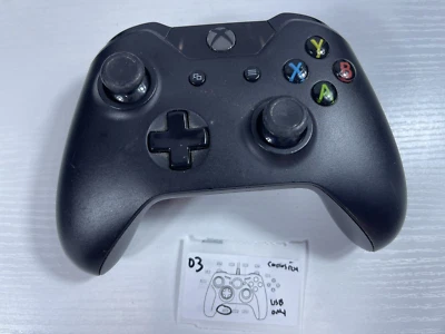 Xbox One Controller Black Model 1537 for Parts or Repair 03 - Image 1 of 4
