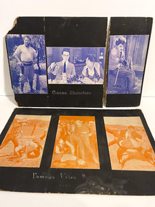 RARE EXHIBIT CARDS HAROLD LLYOD, CHARLIE CHAPLIN WALLACE BERRY AND MORE