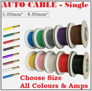 Cable marino automático de pared delgada de 12 V de un solo núcleo 1 mm, 2 mm, 3 mm, 8,5 mm - Imagen 1 de 3