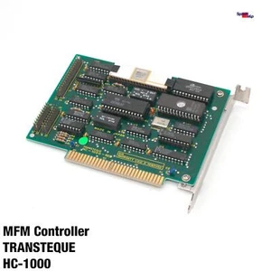 8-Bit ISA MFM Controller Transteque HC-1000-REU NEC D726IAD HDD 286 XT - Picture 1 of 6