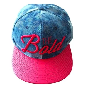 Be Bold Mens Cap Red Blue Snake Print Tie Dye Casual - Picture 1 of 4