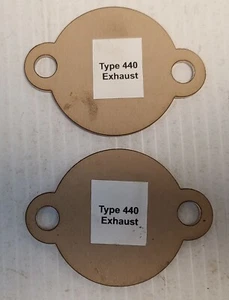 Ski-Doo Type 440 Rotax Exhaust Storage Block Off Plate Qty 2 Everest TNT Olympic - Bild 1 von 6