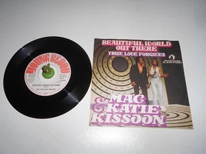 Mac & Katie Kissoon Beautiful World out there (1973) Vinyl 7` inch Single Vg +++ - Bild 1 von 2