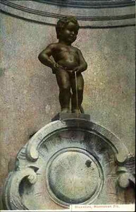 Bruxelles Bruxelles Belgio ~1910 CPA Manneken Pis "Uomo piscio" cartolina - Foto 1 di 2