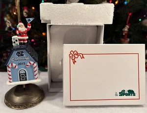 Danbury Mint UNC Carolina Teer Heels Weihnachten LEBKUCHENHAUS Ornament: NCAA - Bild 1 von 12