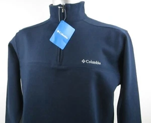 AUTHENTISCHER Columbia ""Hart Mountain"" Pullover mit halber Reißverschluss marineblau oder hellblau M-XXL BRANDNEU MIT ETIKETT - Bild 1 von 17
