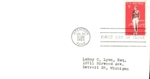 SCOTT#: C68 AMELIA EARHART 8¢ JUL 24 1963 ATCHISON KS FIRST DAY COVER FDC BX7 - Picture 1 of 1