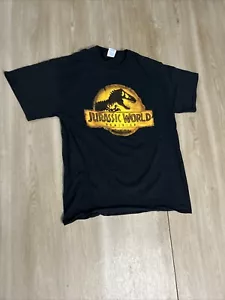 Hardee’s Carls Jr Jurassic World Dominion Black Employee T-Shirt Men’s Size L - Picture 1 of 4