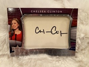 2020 Chelsea Clinton DECISION 2020 Cut Signature Auto