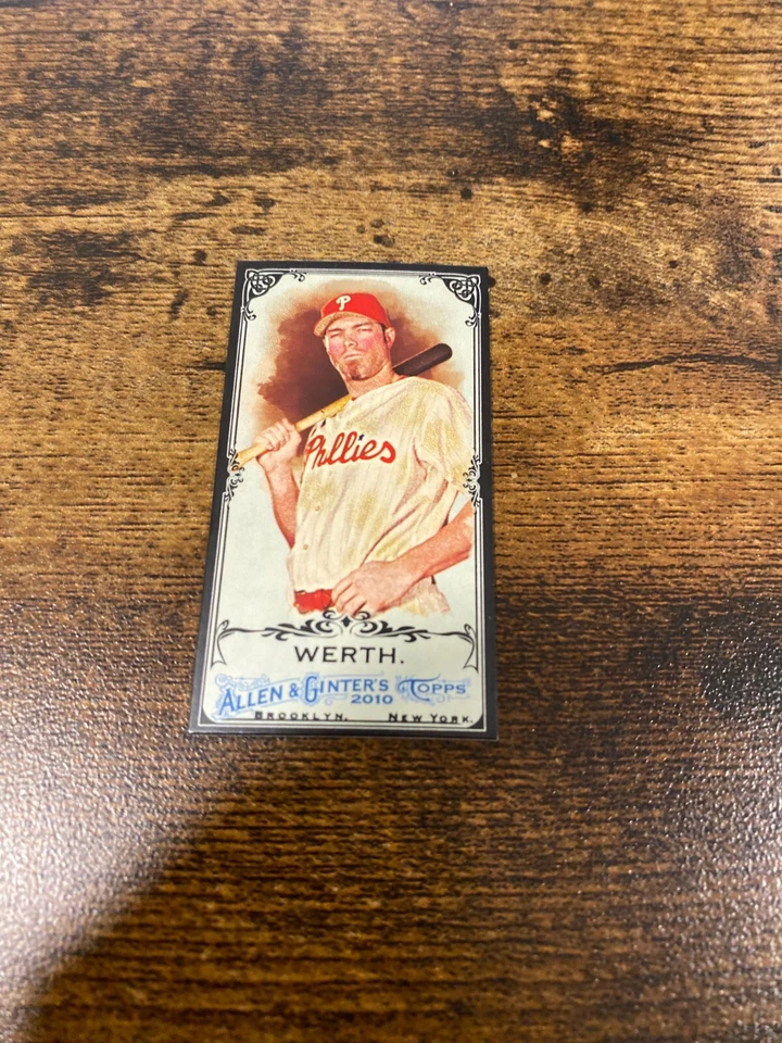 2010 Topps Allen & Ginter's Mini Black Border Jayson Werth #75 - Image 1 of 1
