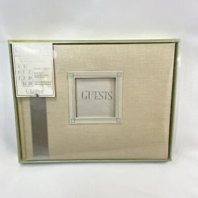 C.R. Cubierta de tela para libro de visitas personalizable Gibson incluye insertos para personalizar Foto 1 de 4