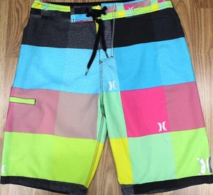 HURLEY PHANTOM PANTALONES CORTOS DE BAÑO SIN FORRO POLI/SPANDEX Talla 30 - Imagen 1 de 6