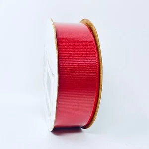 Offray Christmas Red 7/8" x 21' Grosgrain Ribbon Free shipping - Picture 1 of 6