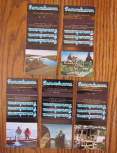 SASKATCHEWAN MATCHBOOK COVERS: TOURISM DEPARTMENT LOT OF 5 MATCHCOVERS -D - Picture 1 of 2