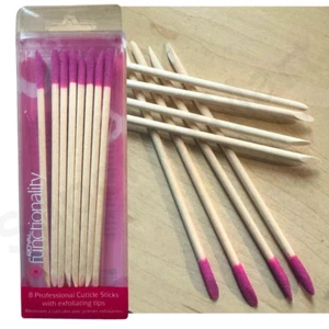 Palos para cutículas de madera Royal Professional con puntas exfoliantes (8 piezas) - Imagen 1 de 1