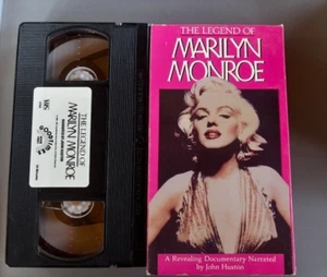 The Legend of Marilyn Monroe VHS Tape Movie 1987 Documentary Film USED - Picture 1 of 2