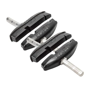 2 Pack Kool-Stop Eagle Claw II Cantilever Brake Pad Smooth Post Black Compound - Picture 1 of 2