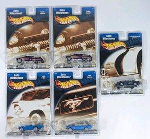 Lot of 6 Hot Wheels Auto Milestones T-Bird Mustang Purple Passion Viper 2001 NEW - Picture 1 of 9