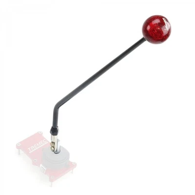 American Shifter Black 23" Single Bend TKO/Magnum Tremec Shifter Arm ASCMS23SBK  - Image 1 of 4