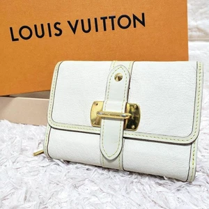 Louis Vuitton Suhari Le Somputeux Trifold Wallet Ivory Gold Hardware Authentic - Picture 1 of 10