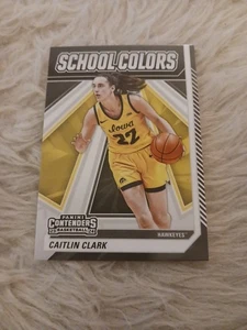 2024 Panini Contenders SCHOOL COLORS Caitlin Clark Coll. Caitlin Clark #SC3 - Picture 1 of 2