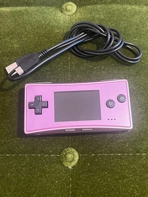 Micro Consola Nintendo Gameboy Púrpura Game Boy Verificada de Japón USADA Foto 1 de 4