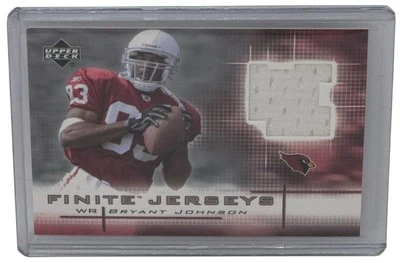 Bryant Johnson 2003 Upper Deck Finite Jerseys Insert Card Cardinals #FJ-BJ - Image 1 of 2