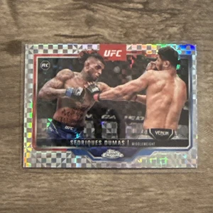 Sedriques Dumas 2025 Topps cromo UFC novato refractor geométrico #6 - Imagen 1 de 2