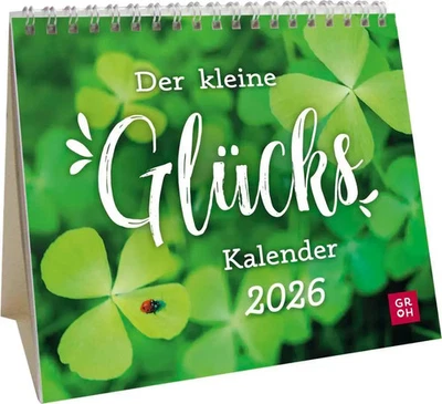 Mini-Kalender 2026: Der kleine Glückskalender | Groh Verlag | Deutsch | Kalender