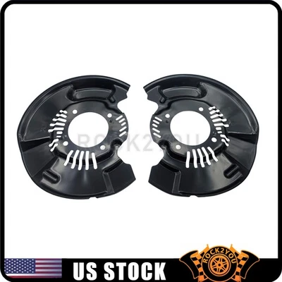 Premium Brake Dust Covers For Toyota Tacoma 2005-2023 Front 2PC Heavy-Duty Steel - Imagem 1 de 4