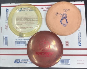 Bundle Of 3 Used Disc Golf Discs Gateway, Trilogy, Prodigy. - Picture 1 of 7