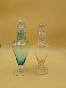 Juego de 2 botellas de perfume de colección con tapones - Imagen 1 de 11