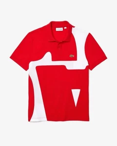 LACOSTE Men's Heritage Regular Fit Print Cotton Piqué Polo XXXL - Photo 1 sur 12