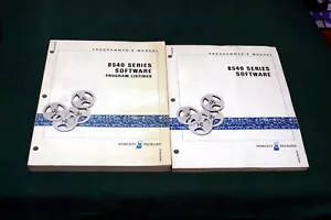 HP 8540 SERIES SOFTWARE PROGRAM LISTING - Picture 1 of 1