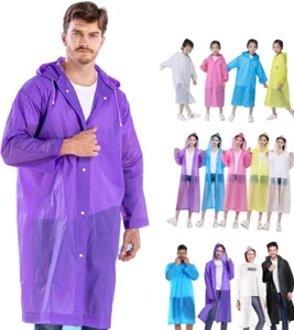 Boy Girl Kids Waterproof Raincoat Children Hooded Raincoat Jacket Cape Poncho US - Picture 1 of 28