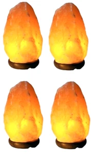 4x 2-3KG 100% Pure Himalayan Crystal Salt Lamp Natural Healing IONES Therapeutic - Picture 1 of 7