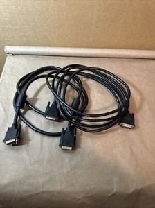 (2) DVI To DVI Cable Male To Male Dual Link DVI-D Monitor Display Wire 24/1 Pin - Picture 1 of 7