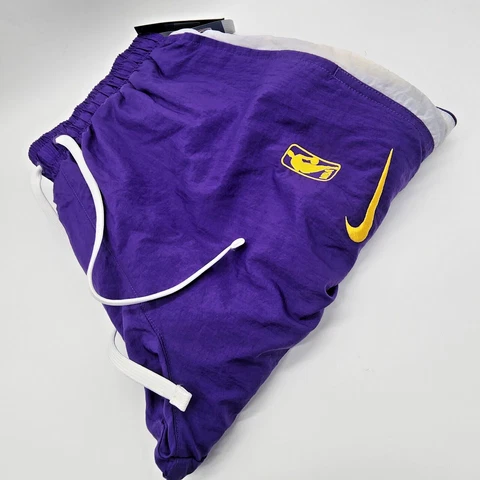 Nike NBA Los Angeles Lakers Woven Basketball Pants Men's MEDIUM CI1452-504 Cover