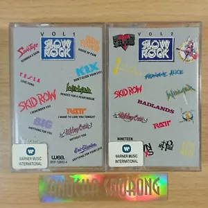 WEA Slow Rock Vol. 1-2 (1990) The Various hits album / Cassette Tape / 1341-2 - Picture 1 of 7