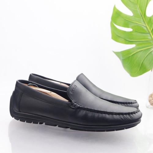 Mocassino uomo Ecco classico mocassino taglia 42 8 scarpa guida pelle nero slip on comodo