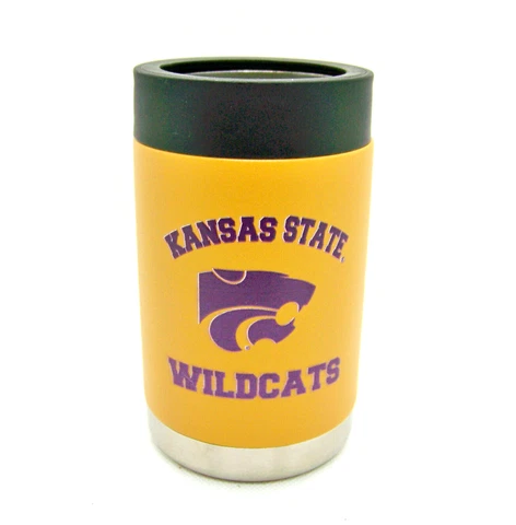 Kansas State Wildcats 12 oz Stainless Steel Regular Can Bottle Holder Canyon Cover