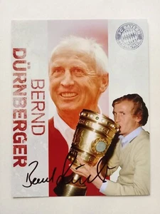 Bernd Dürnberger Bayern München Legende original signiertes Foto FCB - Bild 1 von 1