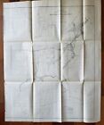 1890 US Coast & Geodetic Survey Map #1 Sketch General Progress Eastern Section.