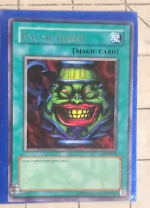Yu-Gi-Oh Vintage! Pot of Greed LOB-119 Ultra Rara Edizione Illimitata - Foto 1 di 1