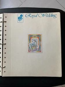 REDONDA 1981 ROYAL WEDDING ON SPECIALTY PAGE VF MNH - Picture 1 of 1