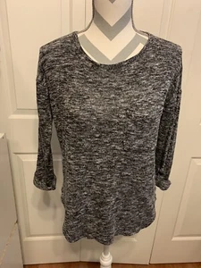 BE COOL Women's Black & White Lightweight Sweater Top Size M Nice - Bild 1 von 7
