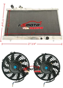Aluminum Radiator+Fan For 1999-2003 MAZDA PROTEGE / PROTEGE5 MT 2000 2001 2002 - Bild 1 von 8
