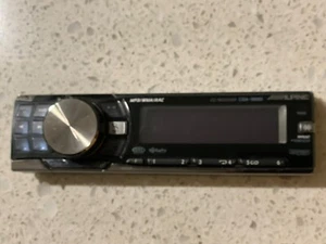 ALPINE CDA-9886 CAR STEREO FACEPLATE ONLY ALPINE CDA-9886 FACEPLATE ONLY OEM🟠 - Picture 1 of 24