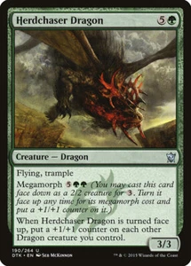 4x Herdchaser Dragon - NM - Dragons of Tarkir SPARROW MAGIC mtg - Picture 1 of 1