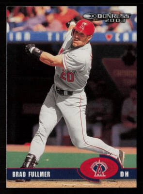 Brad Fullmer 2003 Donruss #82 Anaheim Angels Baseball Card - Image 1 of 2